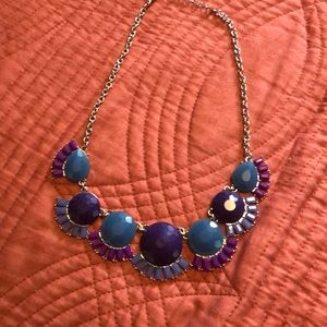 Blue and purple necklace